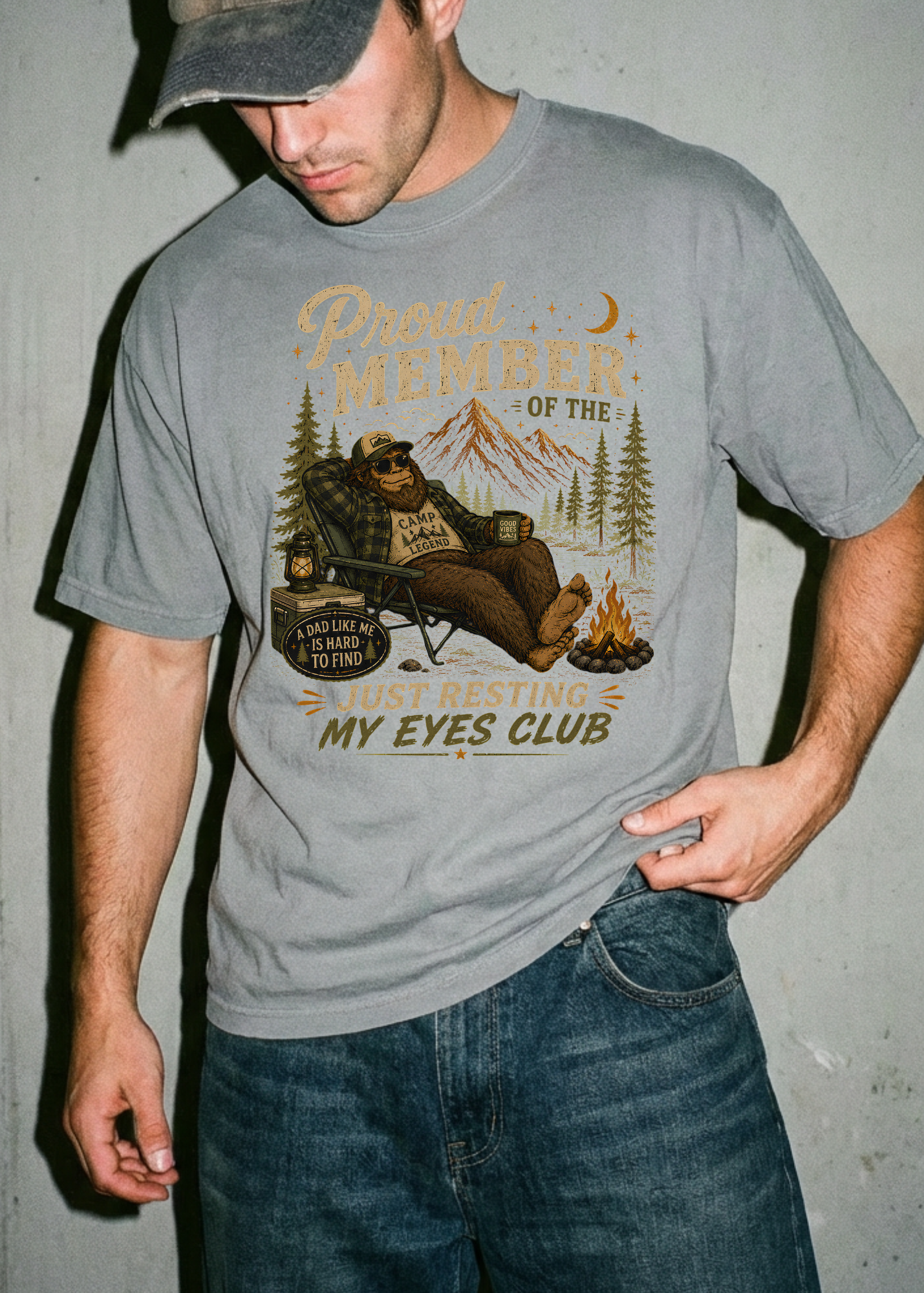 Bigfoot Dad Graphic