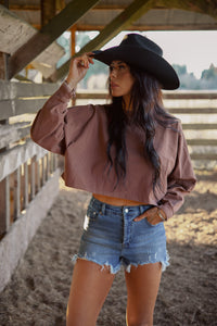 Riley Cropped Long Sleeve