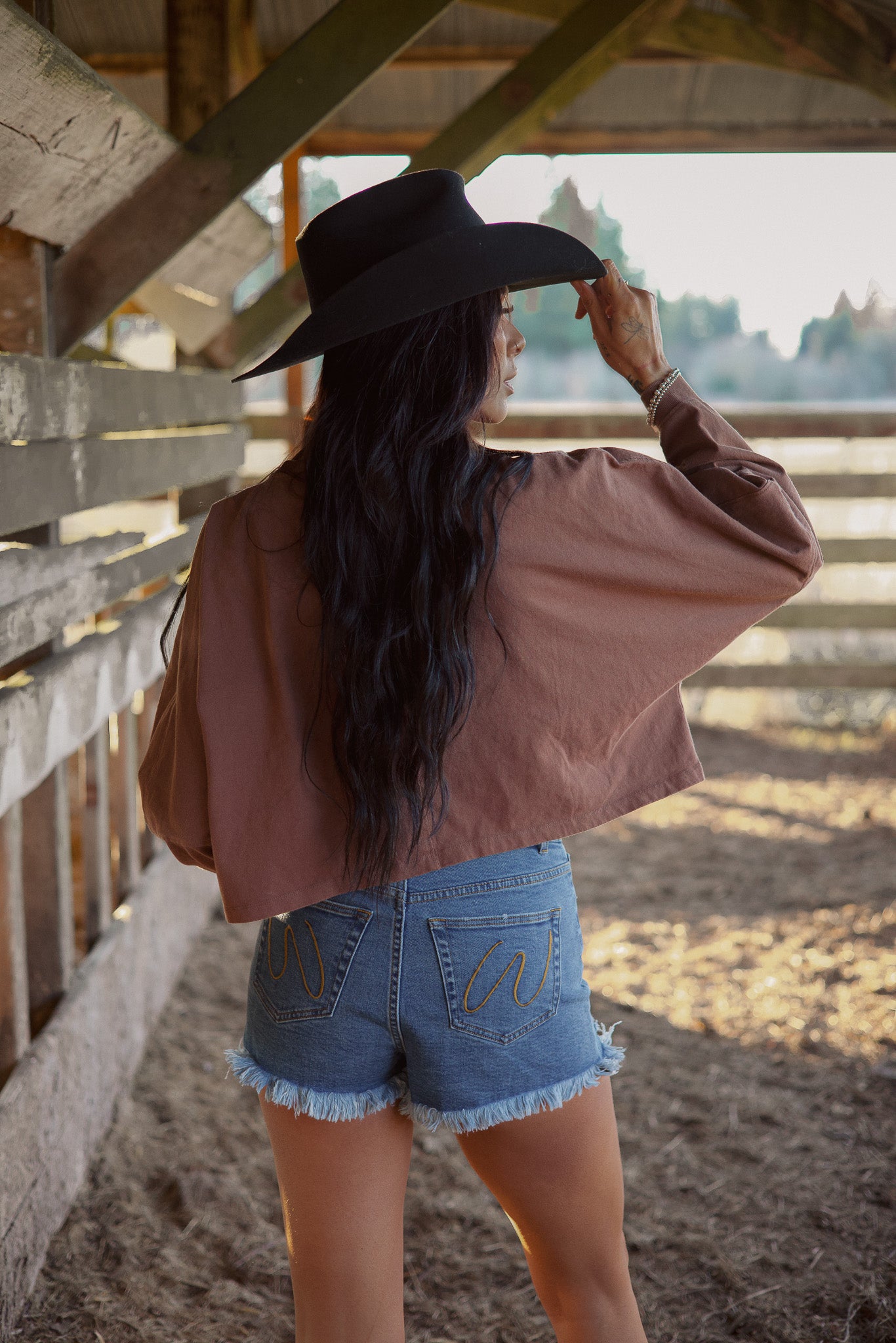 Riley Cropped Long Sleeve