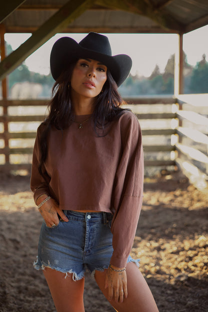 Riley Cropped Long Sleeve