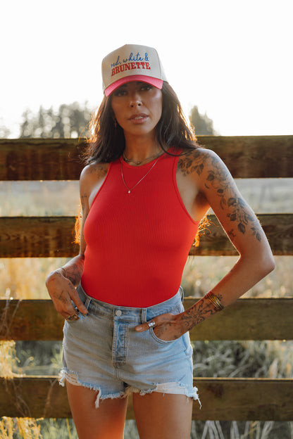 Jada High Neck Tummy Control Sleeveless Bodysuit