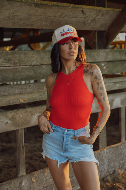 Jada High Neck Tummy Control Sleeveless Bodysuit
