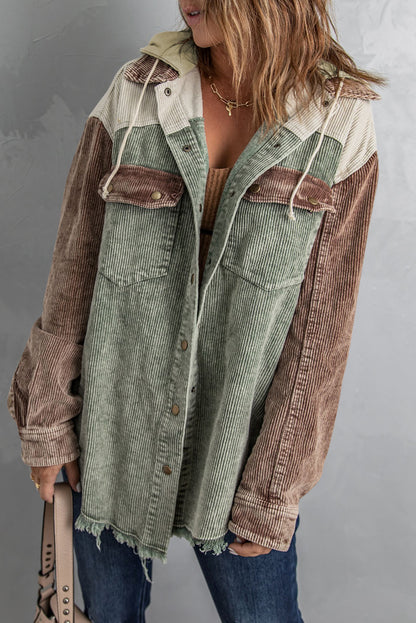 Buy our "PREORDER: Bellamy Snap Front Hooded Corduroy Shacket" online – Willow Boutique Clothing. Shop stylish PREORDER: Bellamy Snap Front Hooded Corduroy Shacket today.