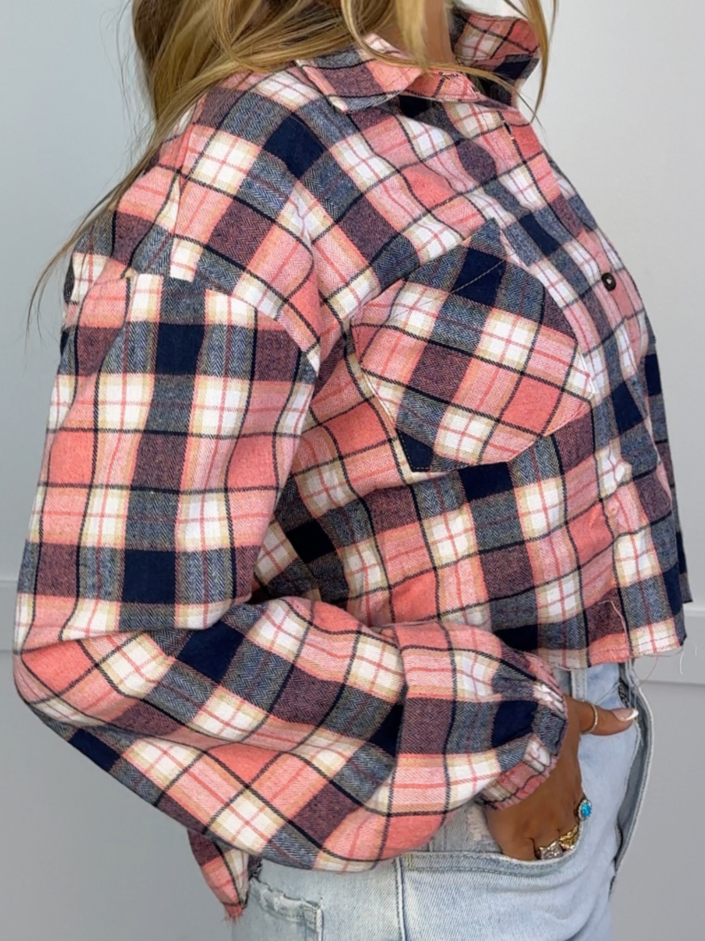 Buy our "Rory Plaid Cropped Flannel" online – Willow Boutique Clothing. Shop stylish Rory Plaid Cropped Flannel today.