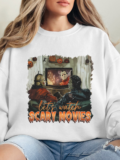 Lets Watch Scary Movies Graphic
