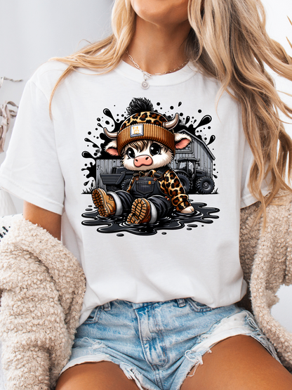 Work Hard, Moo Hard Graphic
