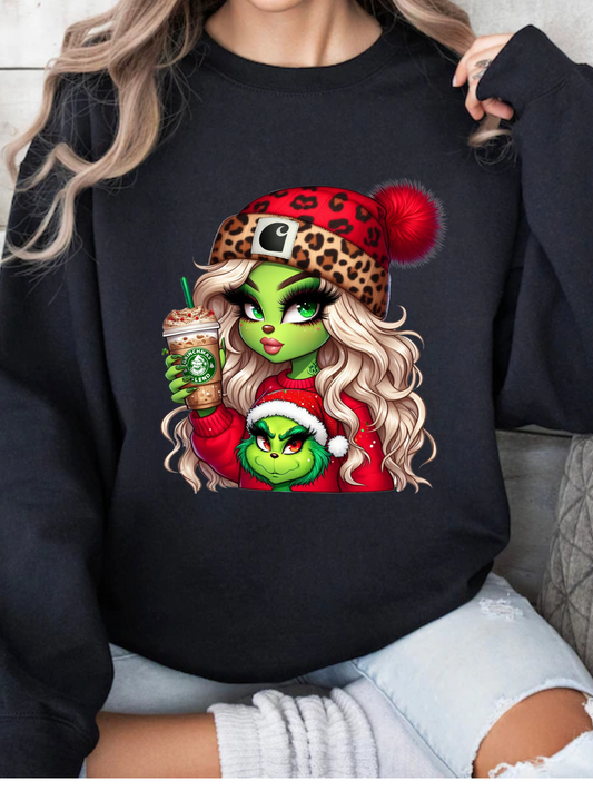 Leopard Grinch Graphic