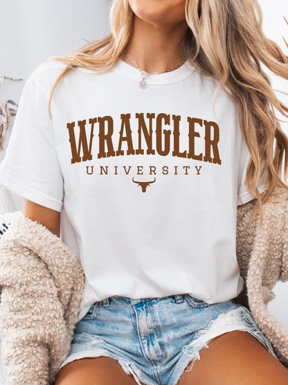 Wrangler University Graphic