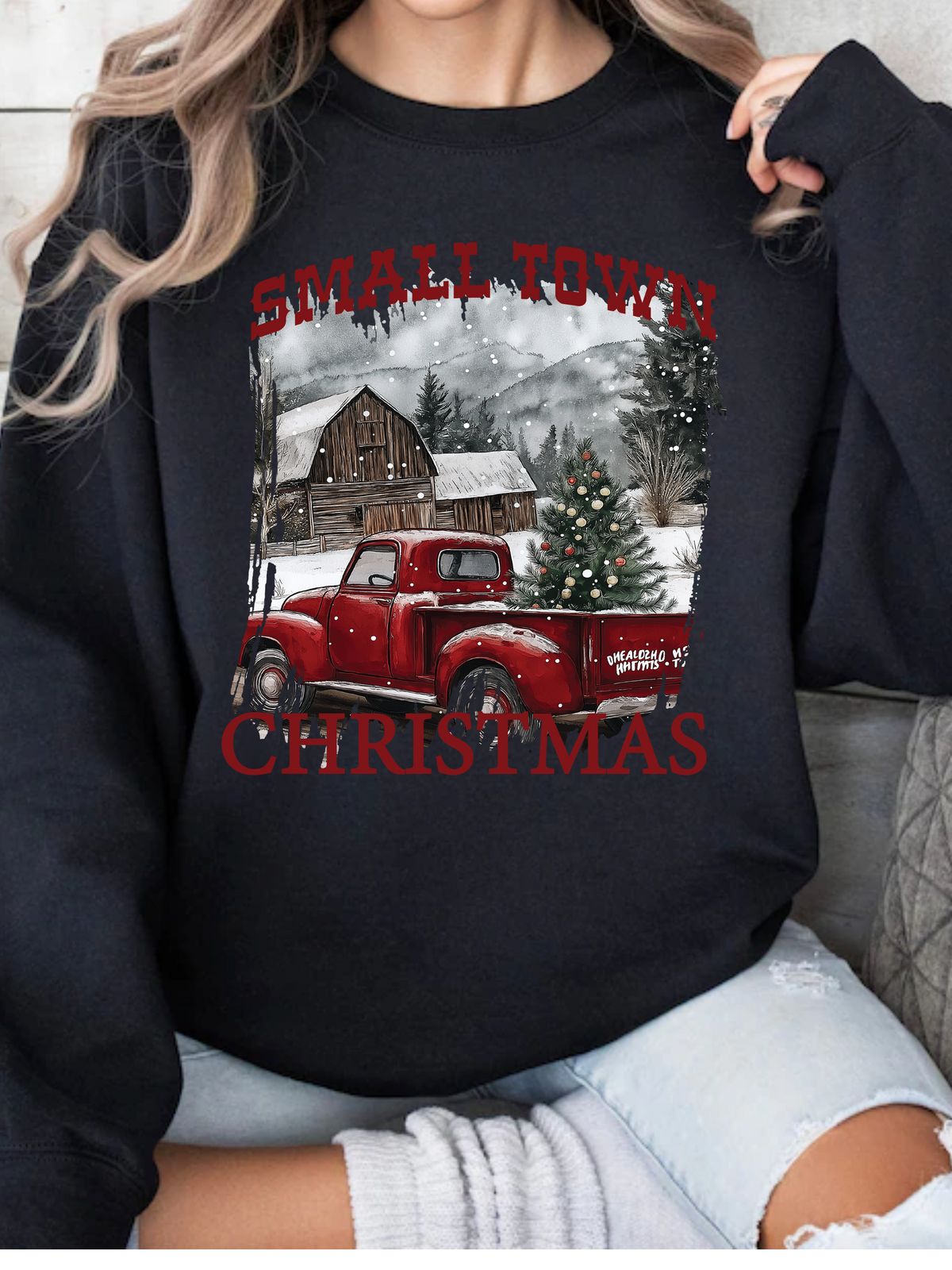 Small Town Christmas Graphic
