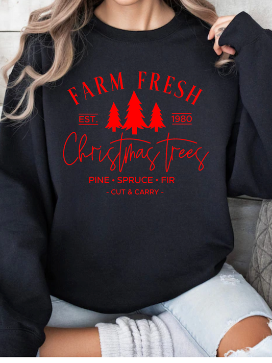Shop Willie's Christmas Tree Farm Graphic online at Willow Boutique – best boutique for women’s fashion.