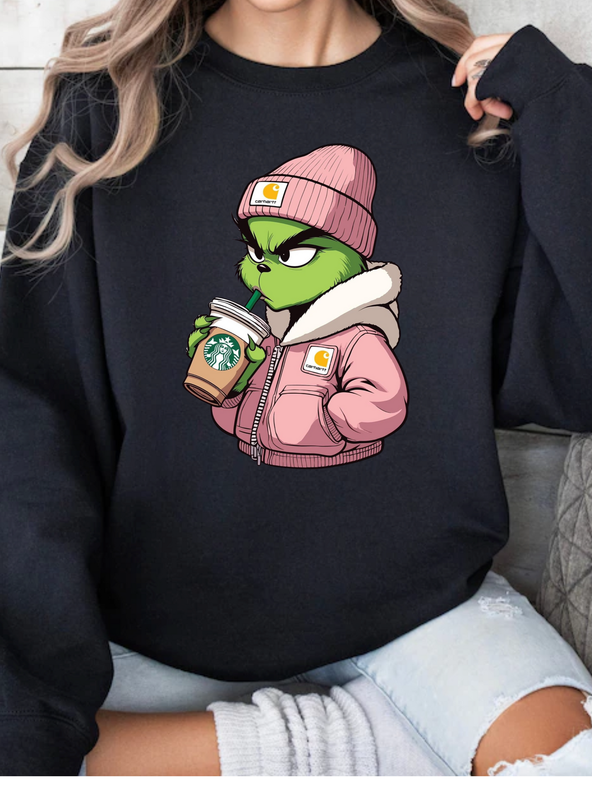 Grumpy & Caffeinated Christmas Graphic