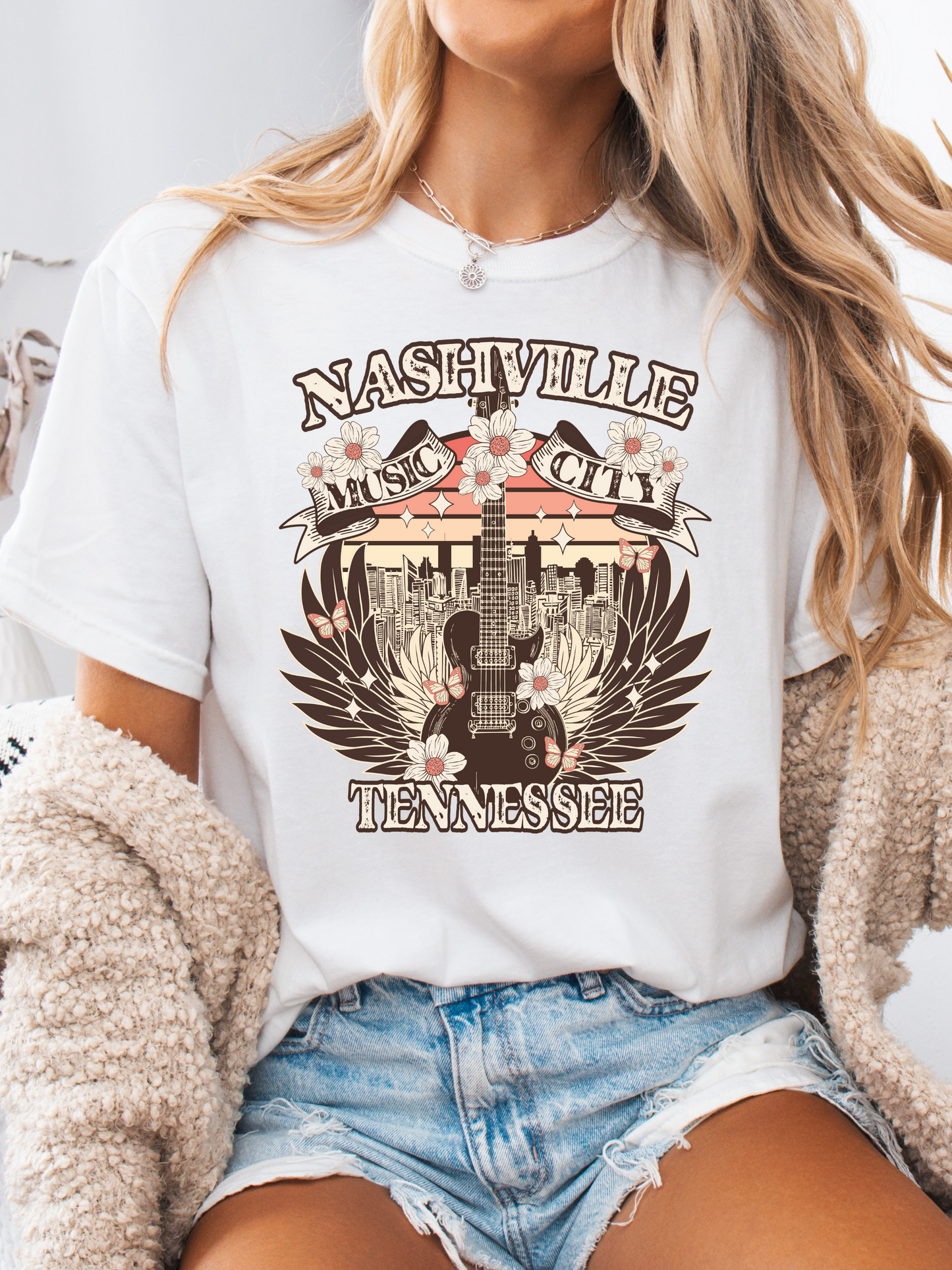 Nashville Music City Graphic