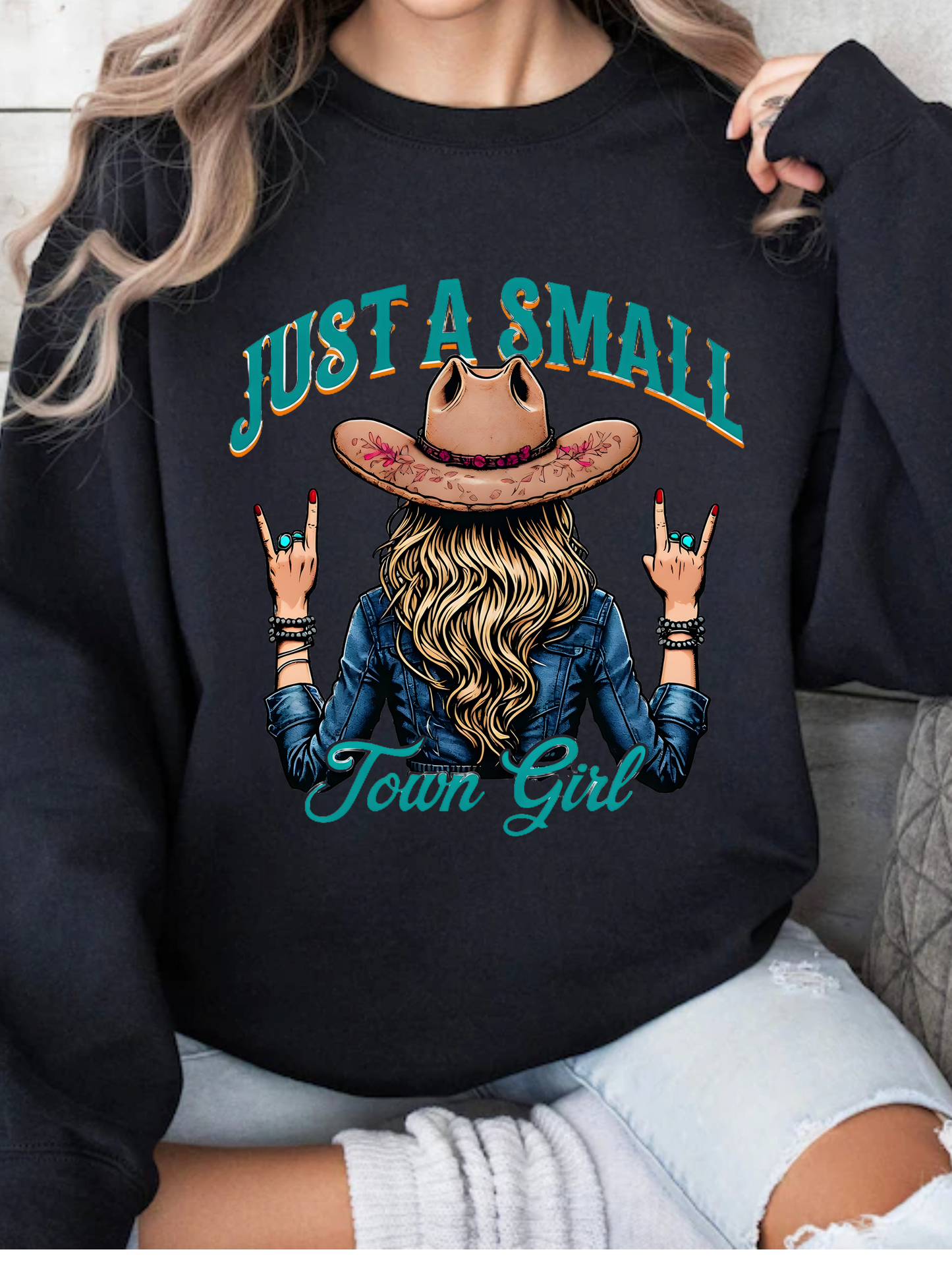 Small Town Cowgirl Graphic