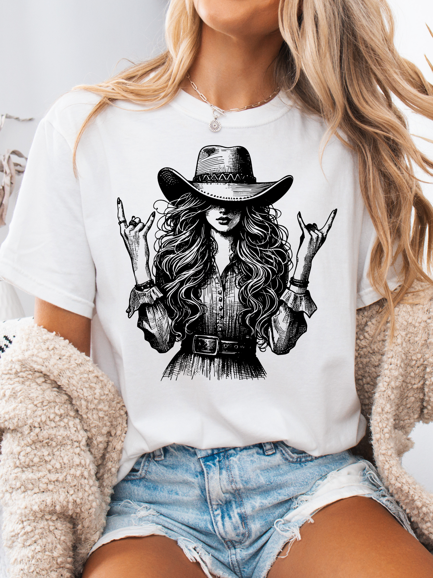 Lainey Cool Cowgirl Graphic