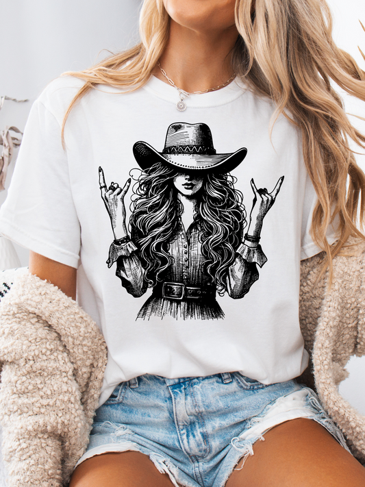 Lainey Cool Cowgirl Graphic