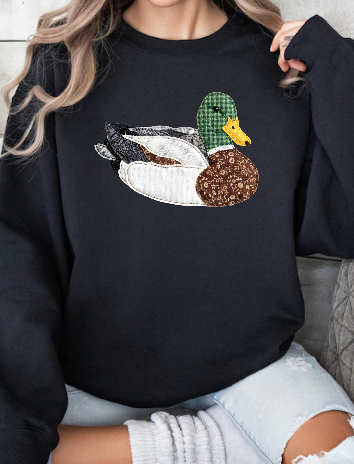 Patch Word Mallard Graphic