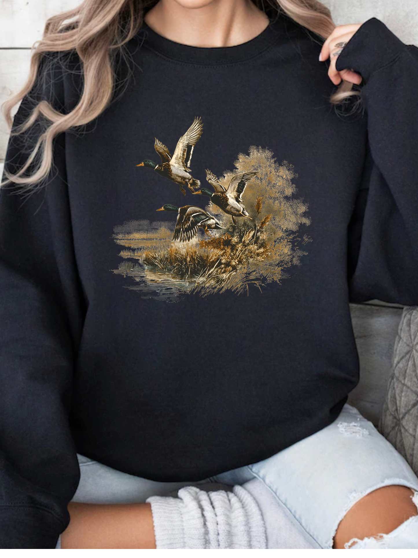 Golden Flight Mallard Graphic