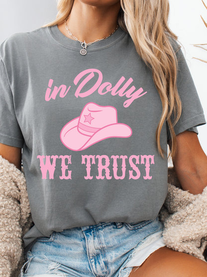 "In Dolly We Trust" Graphic