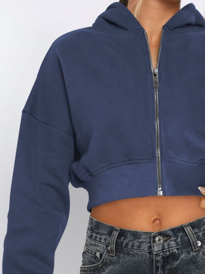 PREORDER: Athena Hooded Cropped Jacket