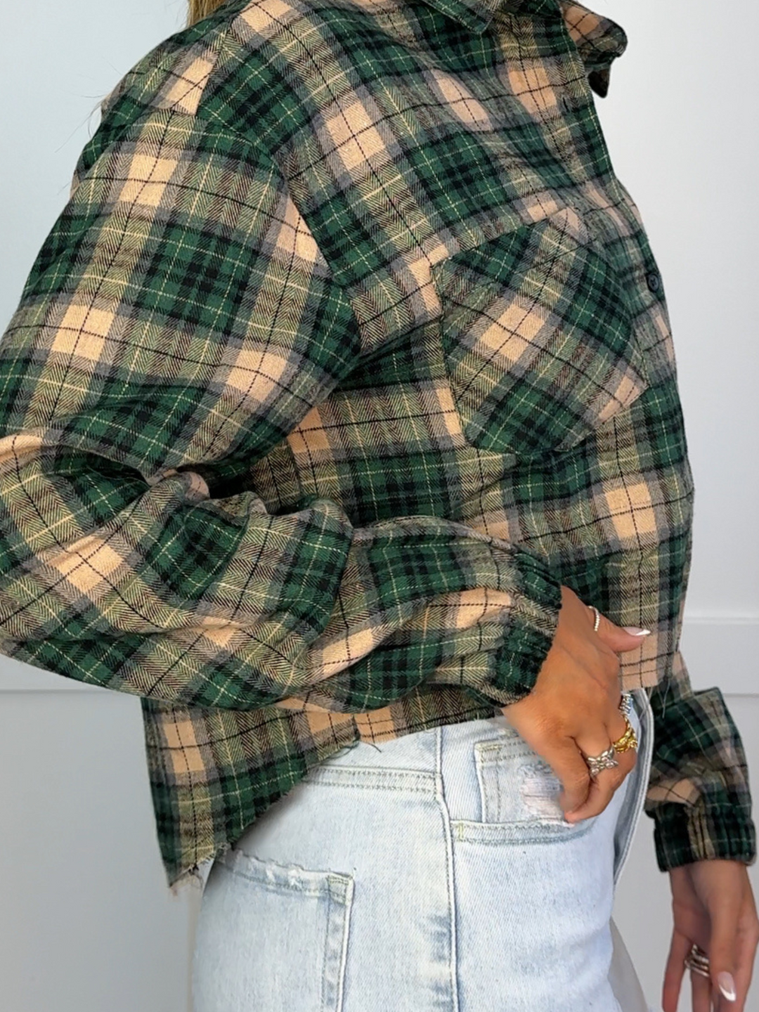 Buy our "Rory Plaid Cropped Flannel" online – Willow Boutique Clothing. Shop stylish Rory Plaid Cropped Flannel today.