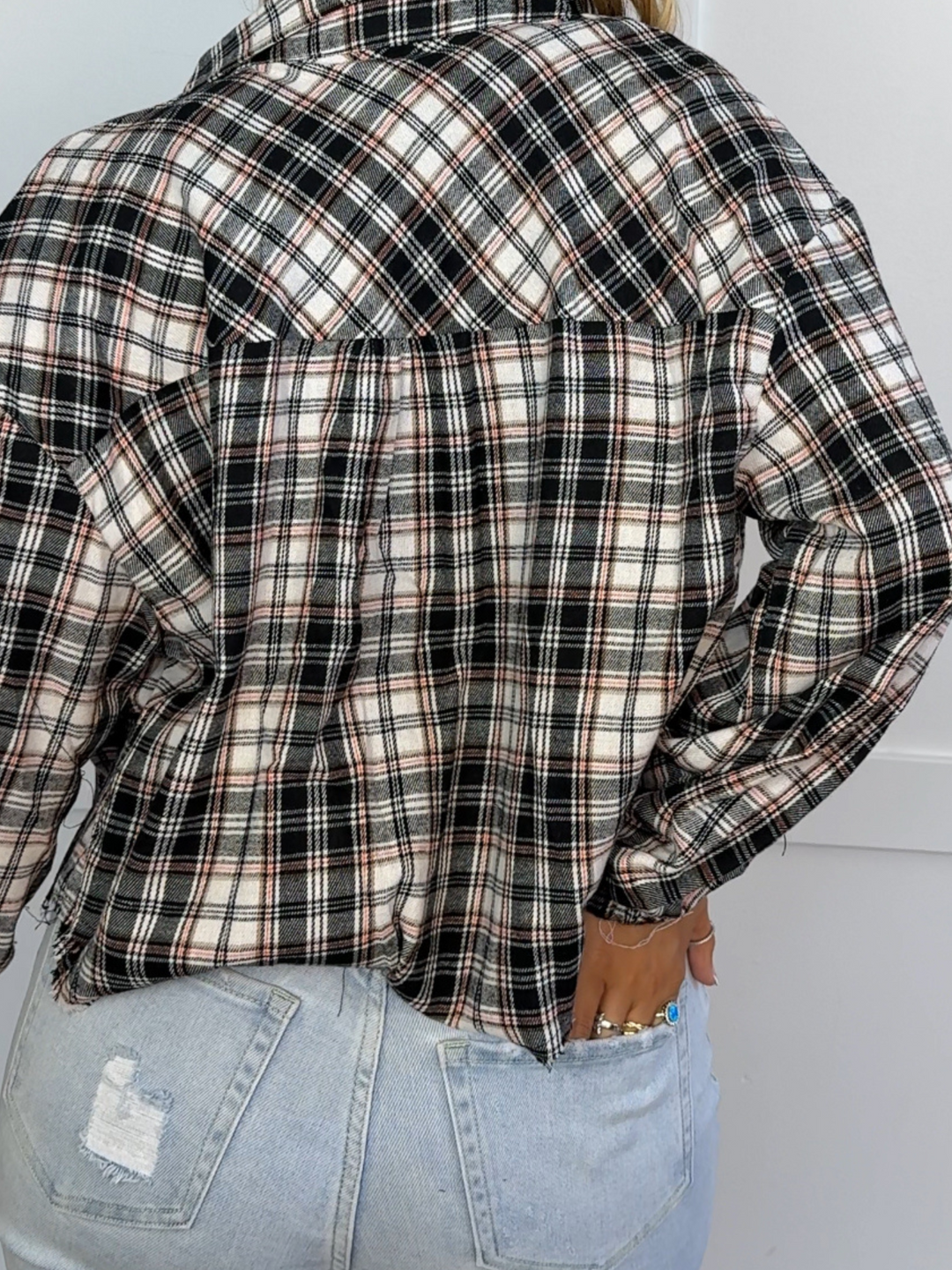 Buy our "Rory Plaid Cropped Flannel" online – Willow Boutique Clothing. Shop stylish Rory Plaid Cropped Flannel today.