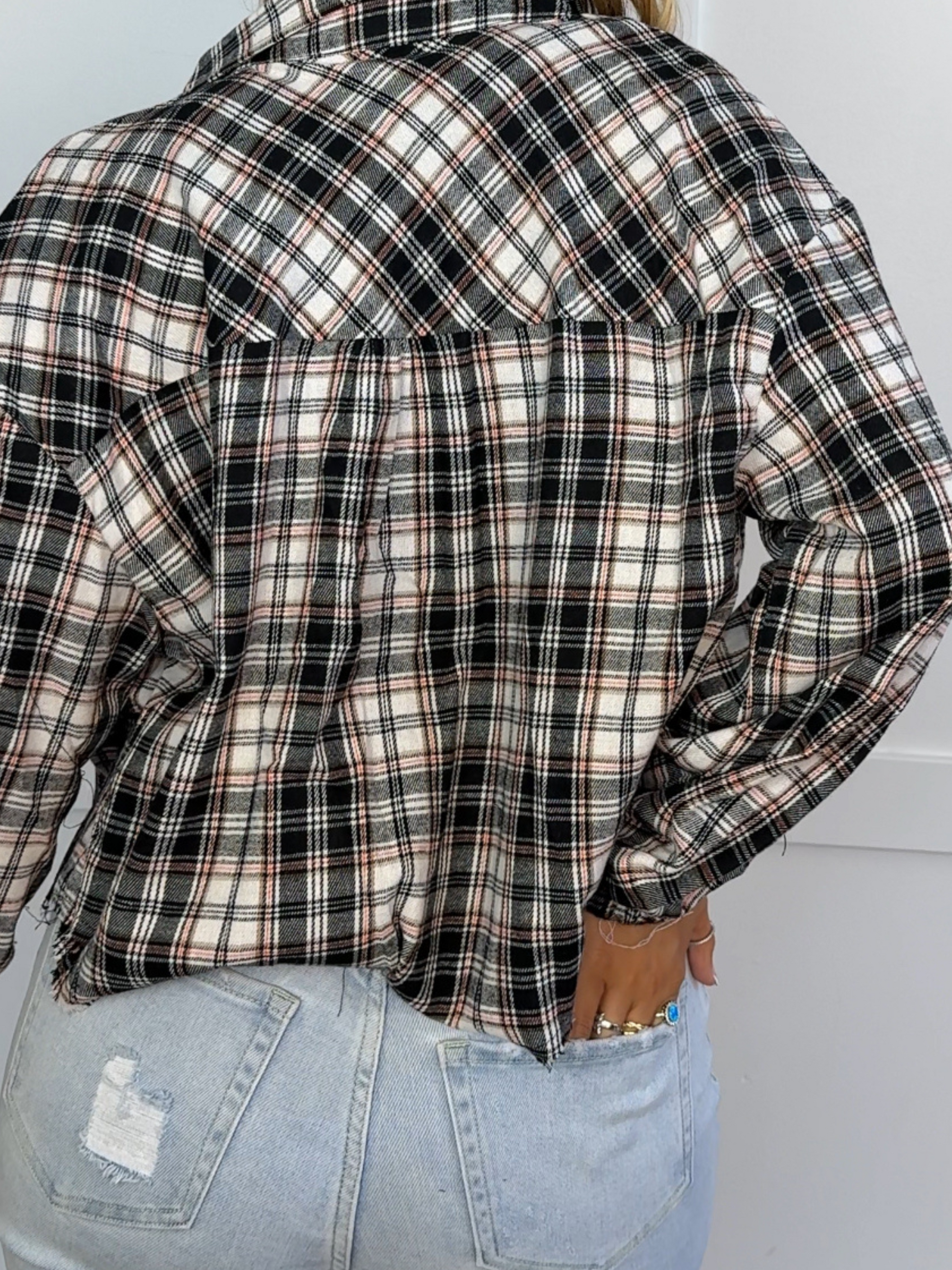Buy our "Rory Plaid Cropped Flannel" online – Willow Boutique Clothing. Shop stylish Rory Plaid Cropped Flannel today.