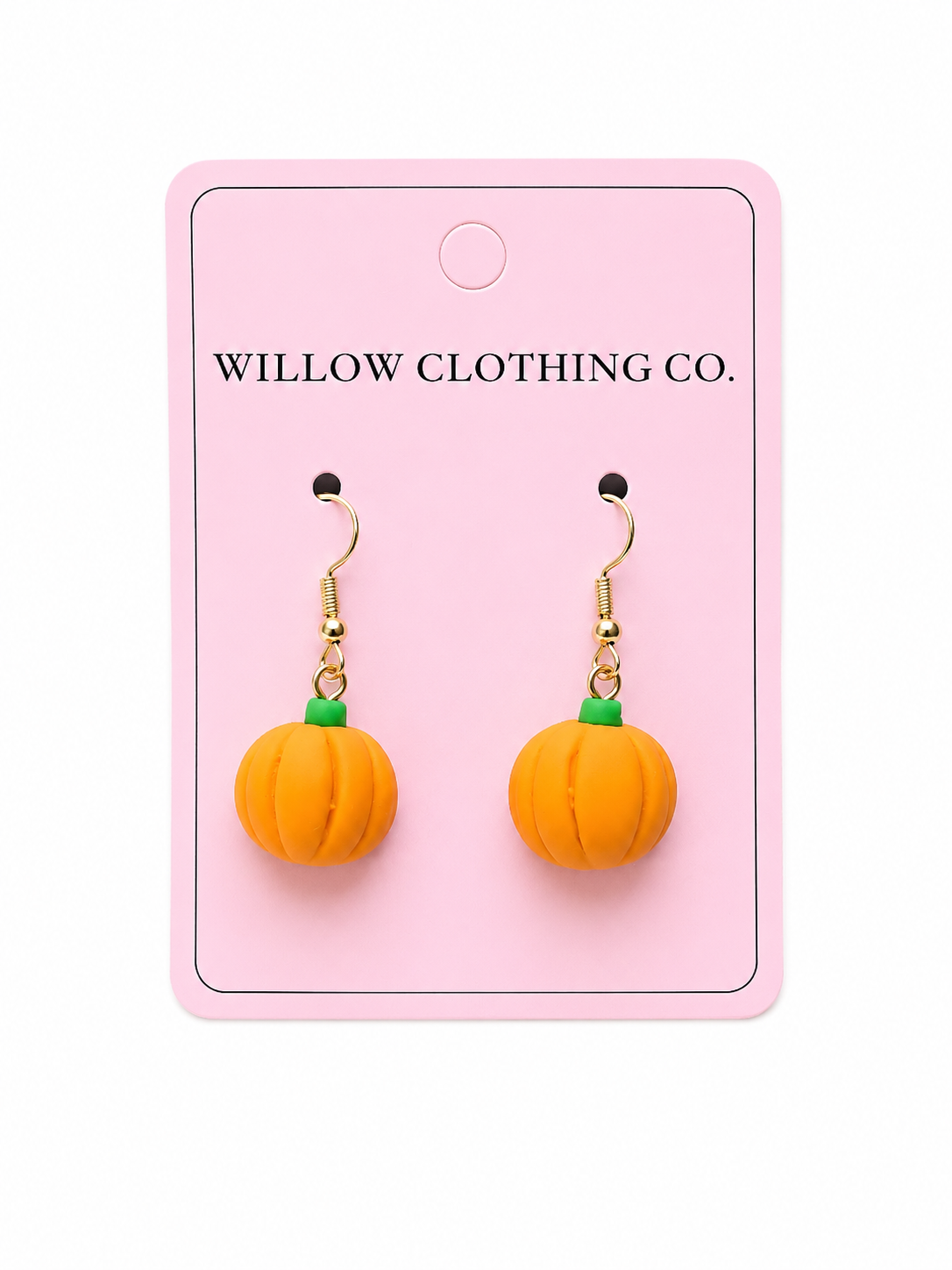 Pumpkin Dangle Earrings