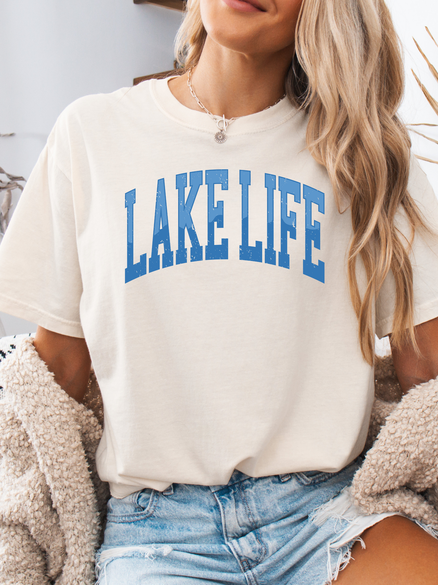 Lake Life Vibes Graphic