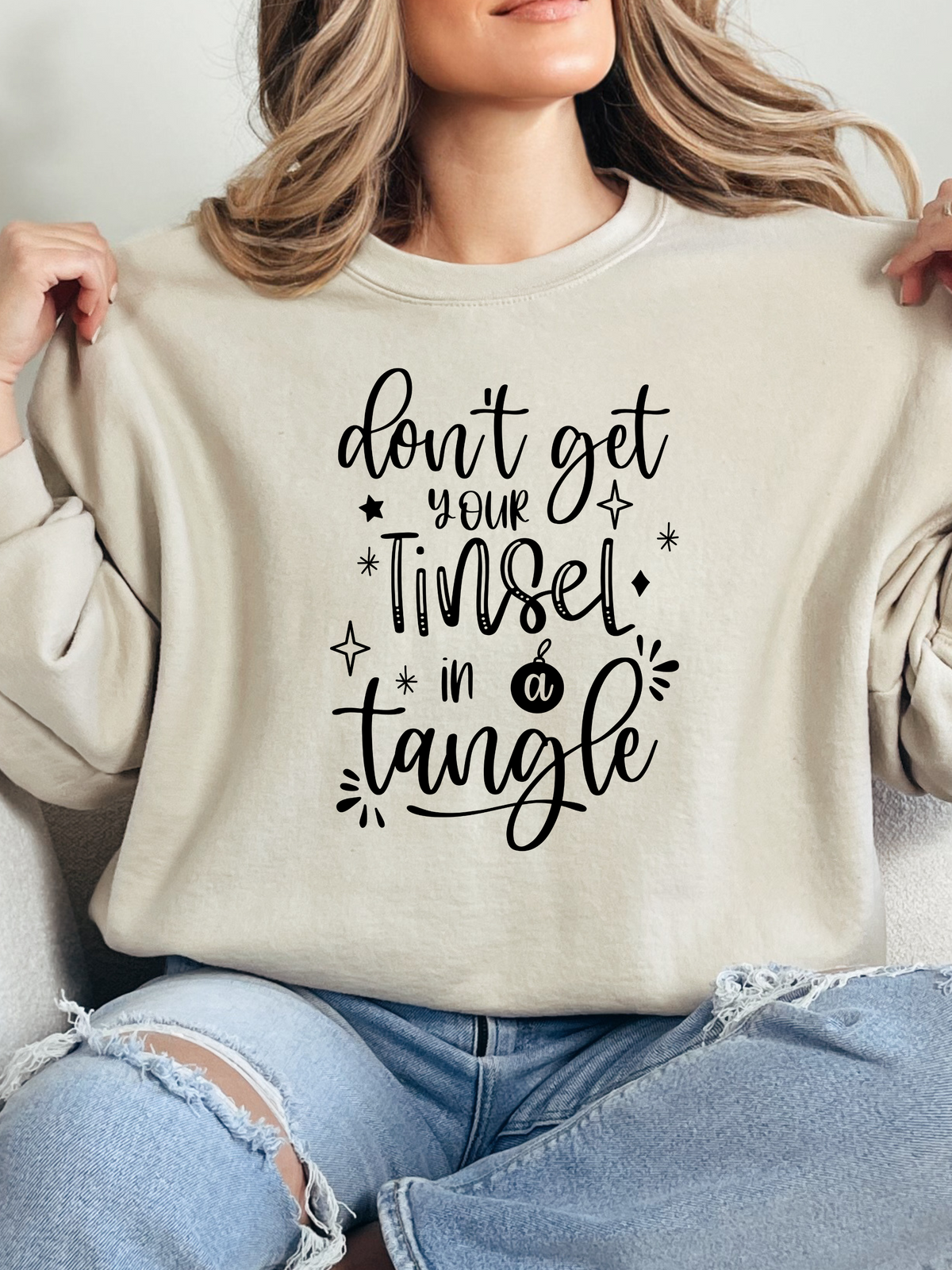Tinsel in a Tangle Graphic