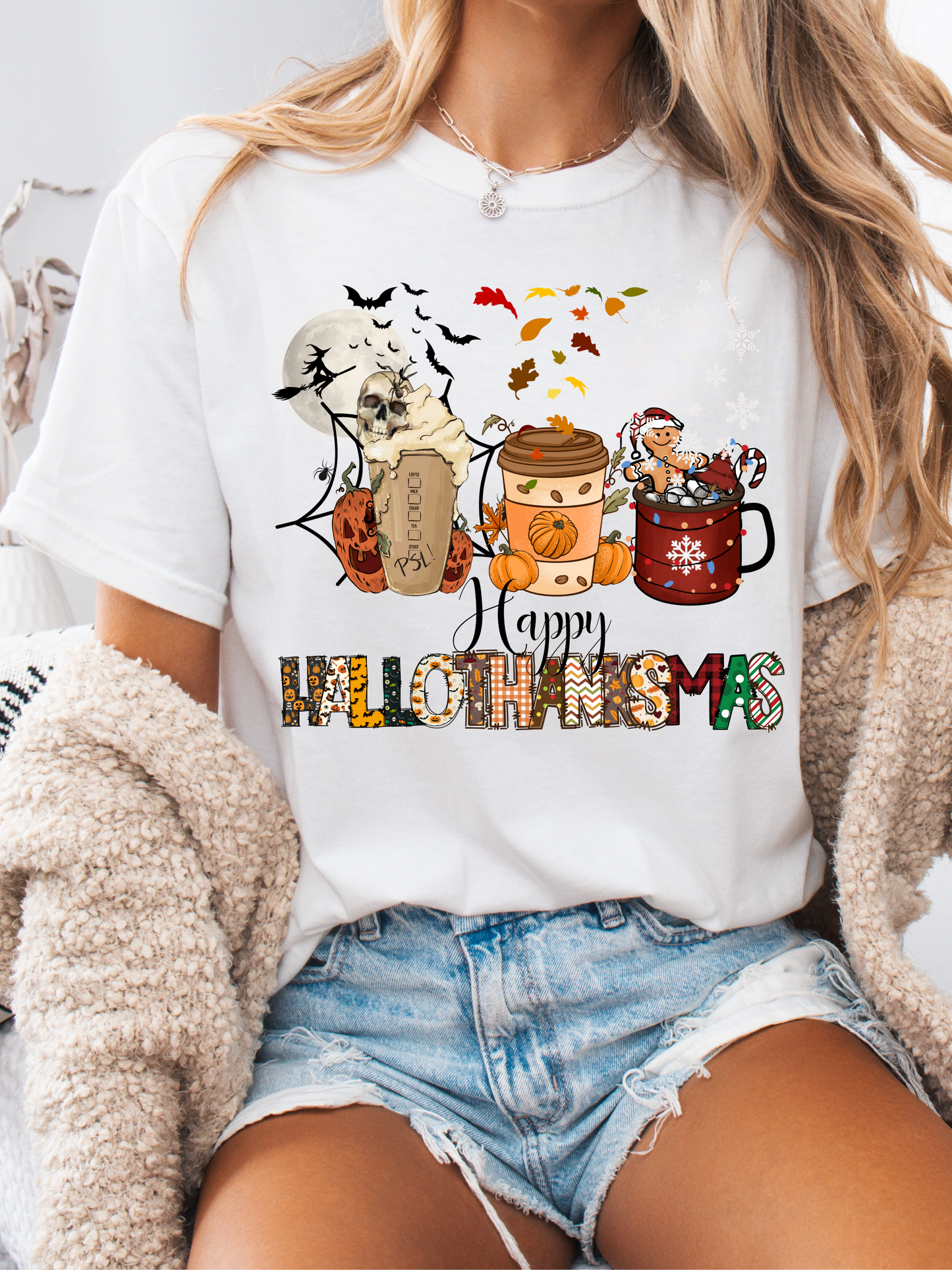 Happy Hallothankmas Graphic