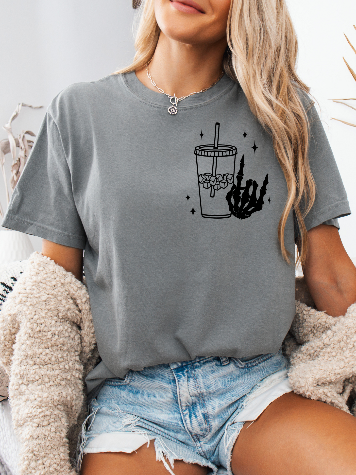 Fueled By Iced Coffee Graphic (Front & Back)