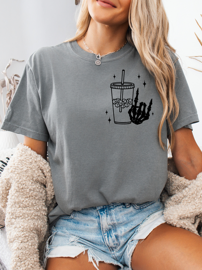 Fueled By Iced Coffee Graphic (Front & Back)