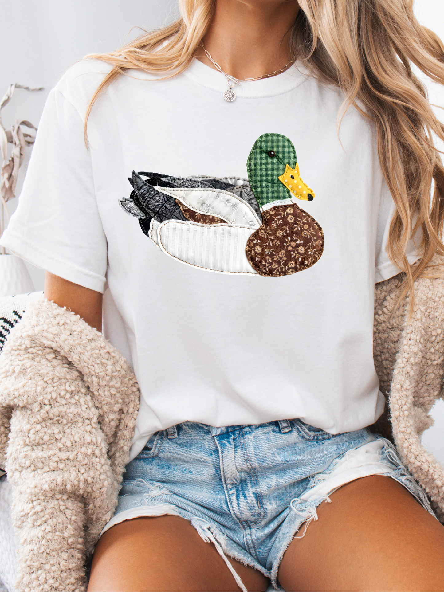 Patch Word Mallard Graphic