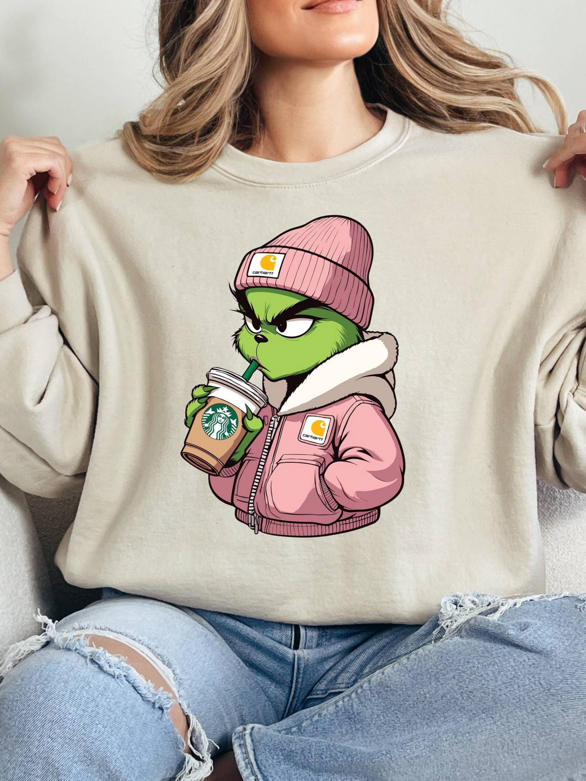 Grumpy & Caffeinated Christmas Graphic