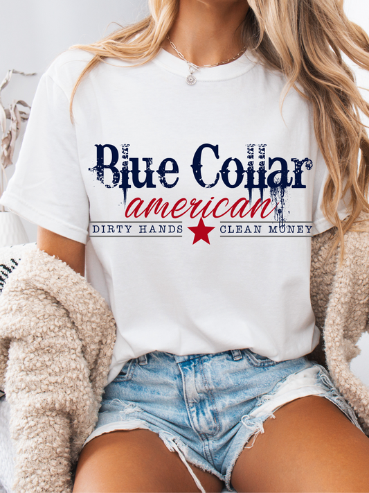 Blue Collar American Graphic
