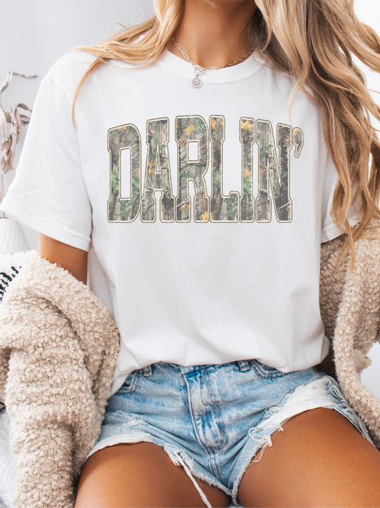Hello Darlin' Camo Graphic