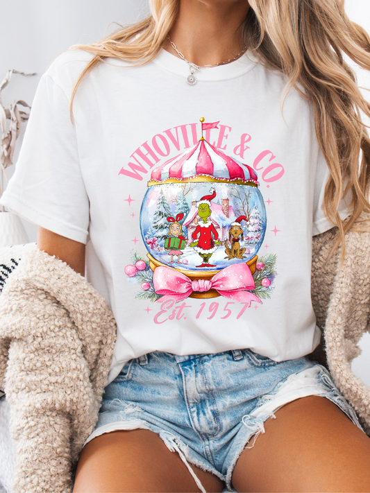 Snowflake Hollow Christmas Graphic