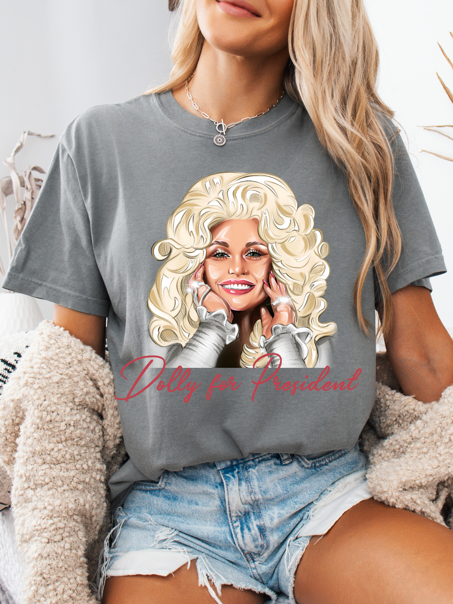 Dolly For President Graphic