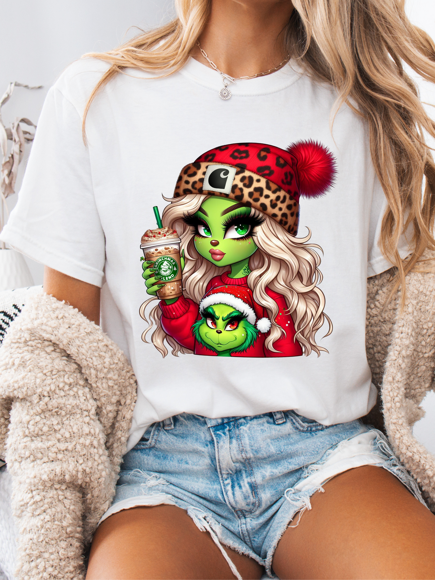 Leopard Grinch Graphic