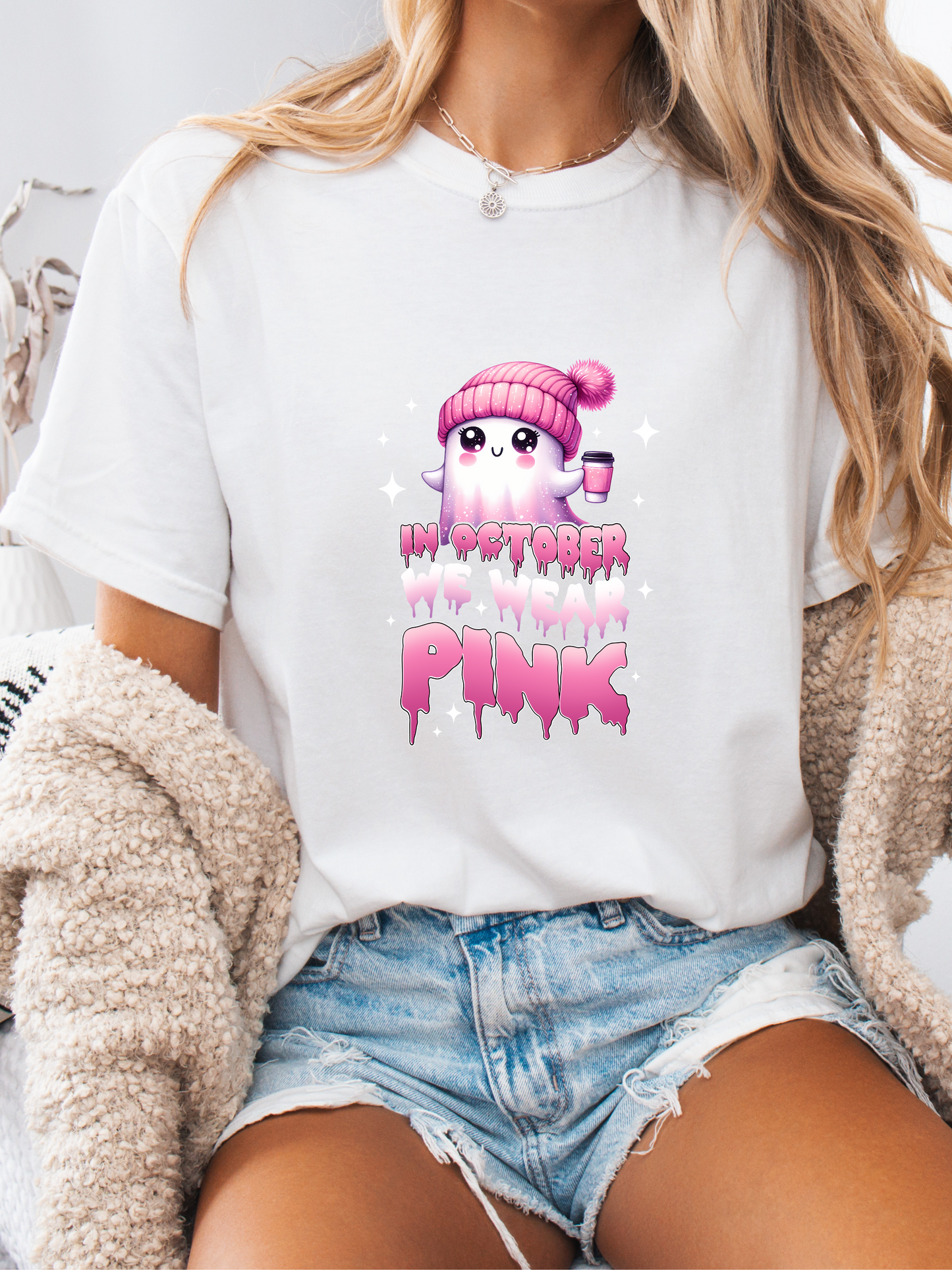 In October we Wear Pink Graphic