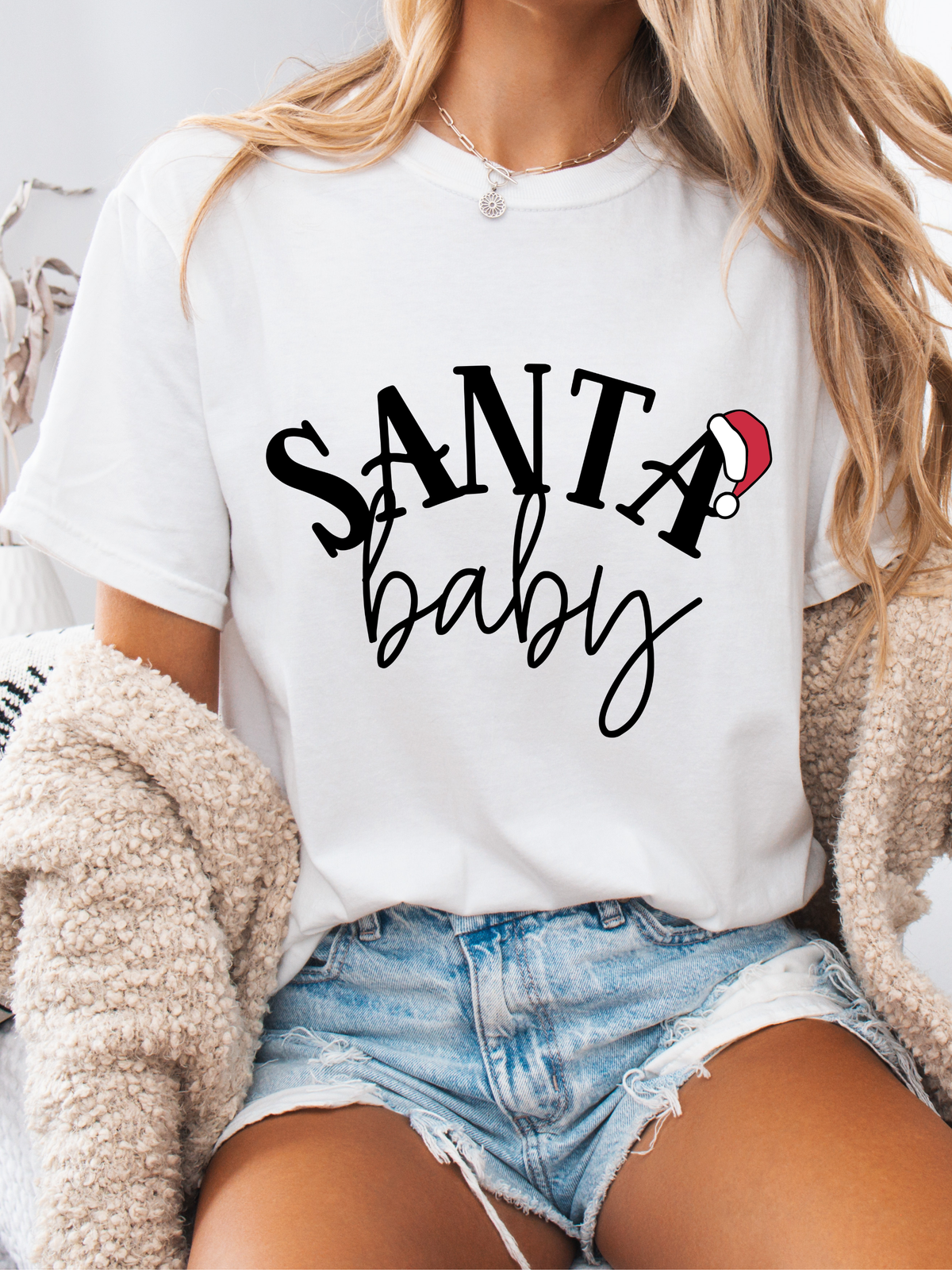 Santa Baby Holiday Graphic