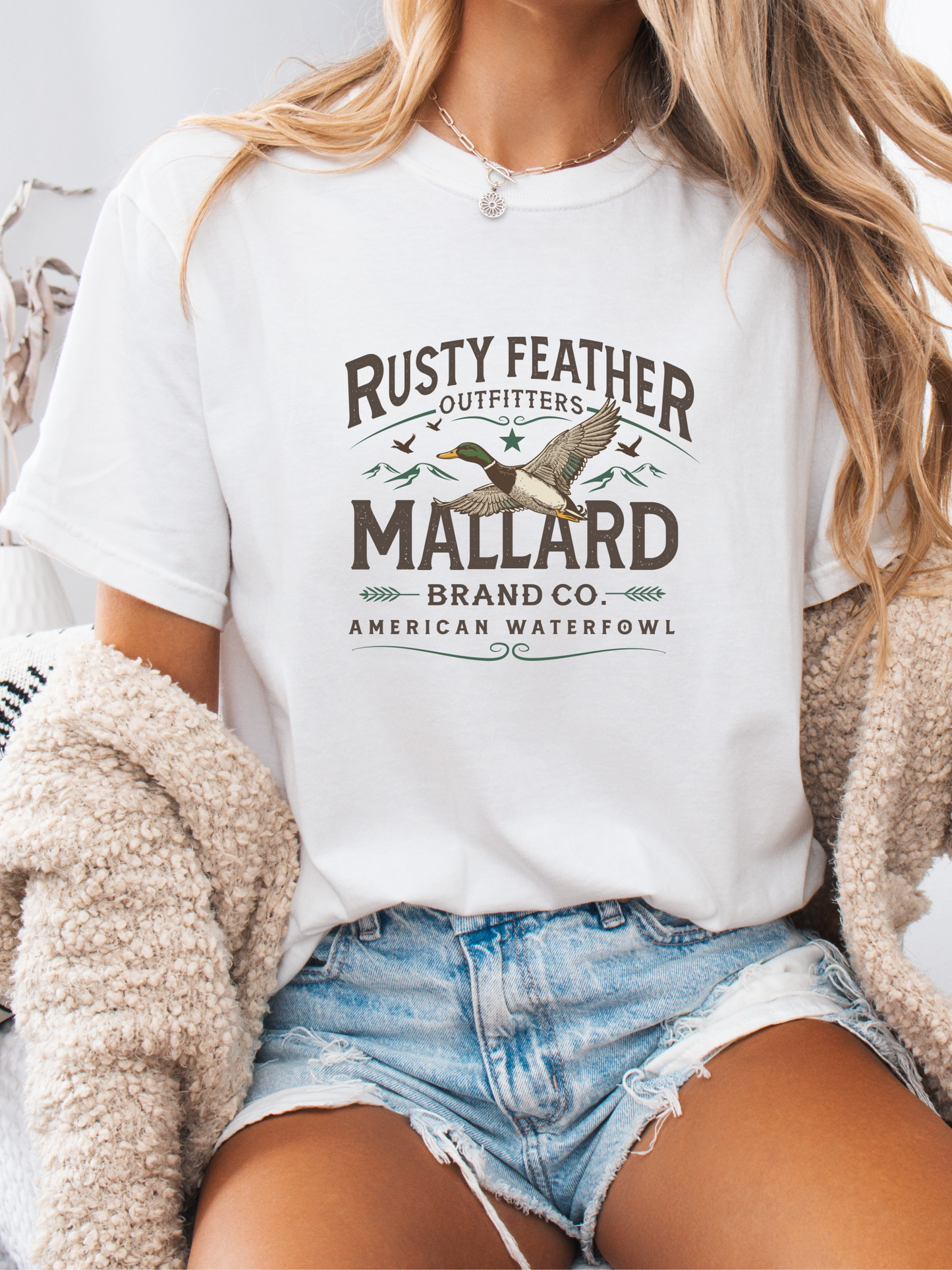 Rusty Feathered Mallard Graphic