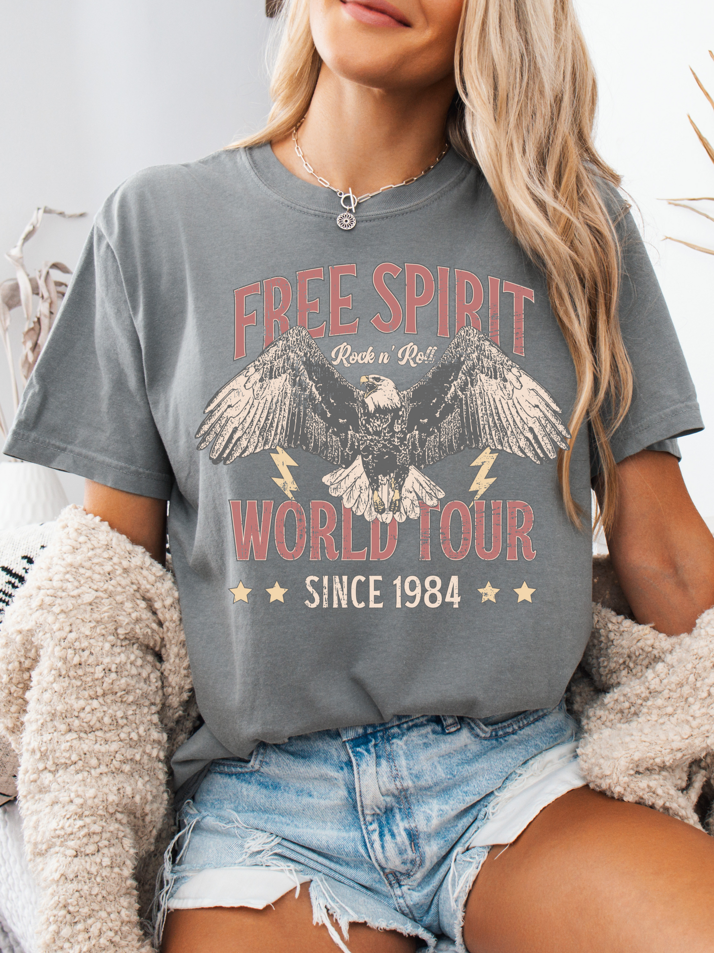 Free Spirit World Tour 1984 Graphic