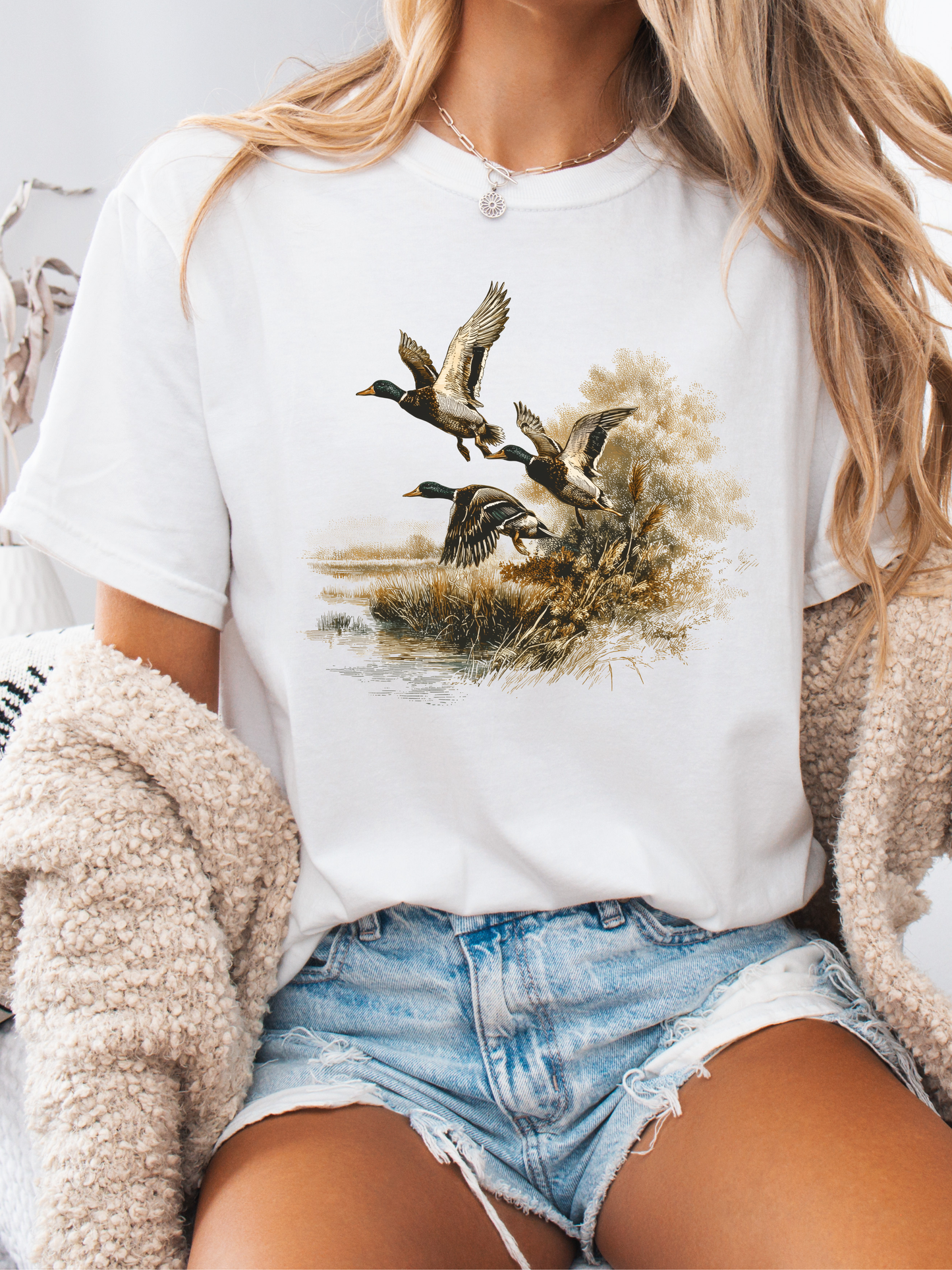 Golden Flight Mallard Graphic