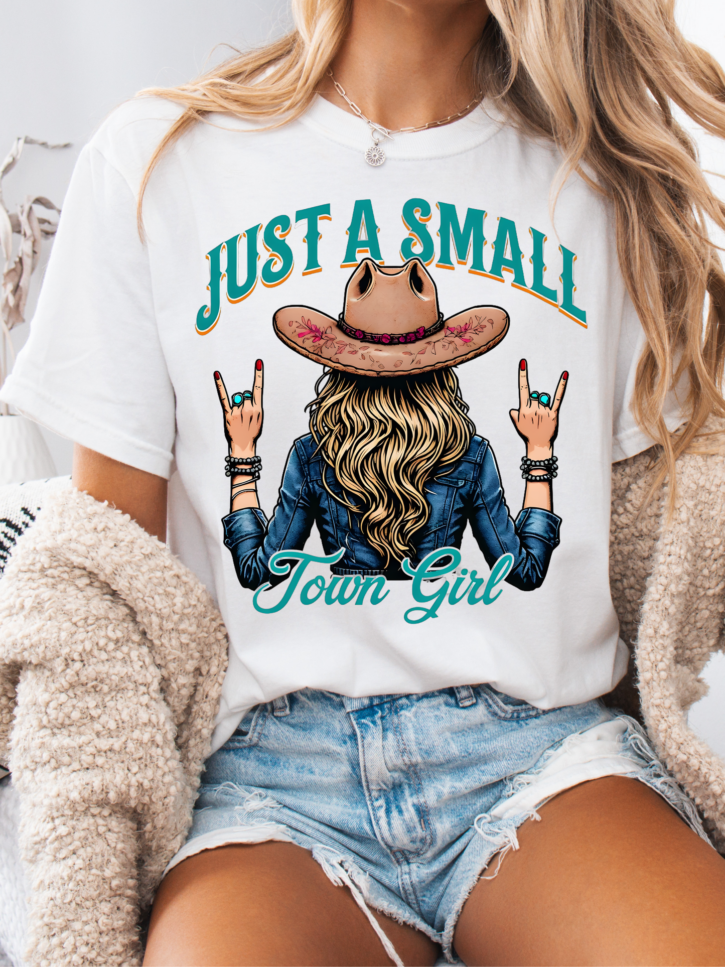 Small Town Cowgirl Graphic