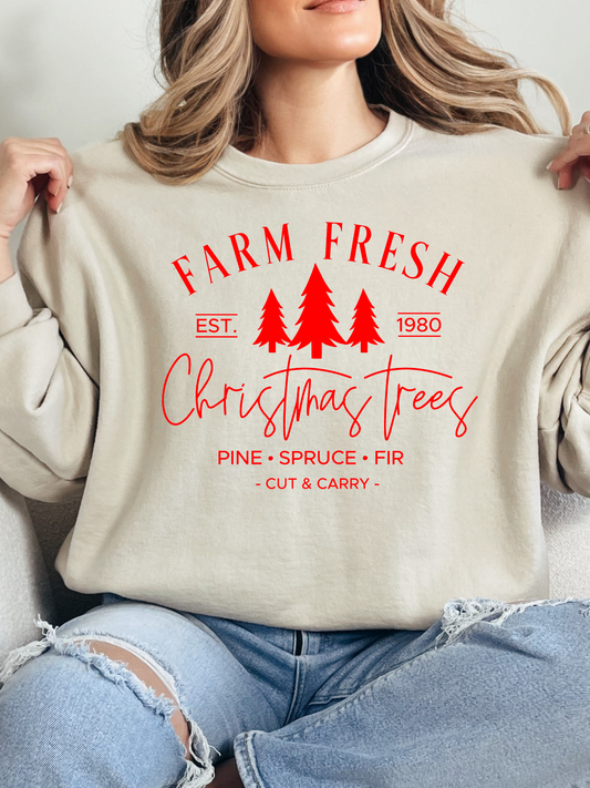 Shop Willie's Christmas Tree Farm Graphic online at Willow Boutique – best boutique for women’s fashion.