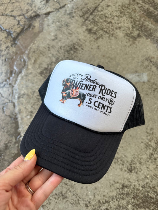 Wiener Rides Foam Trucker Hat