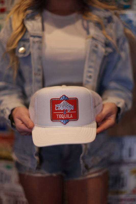 Cowboys & Tequila Patch Foam Trucker Hat