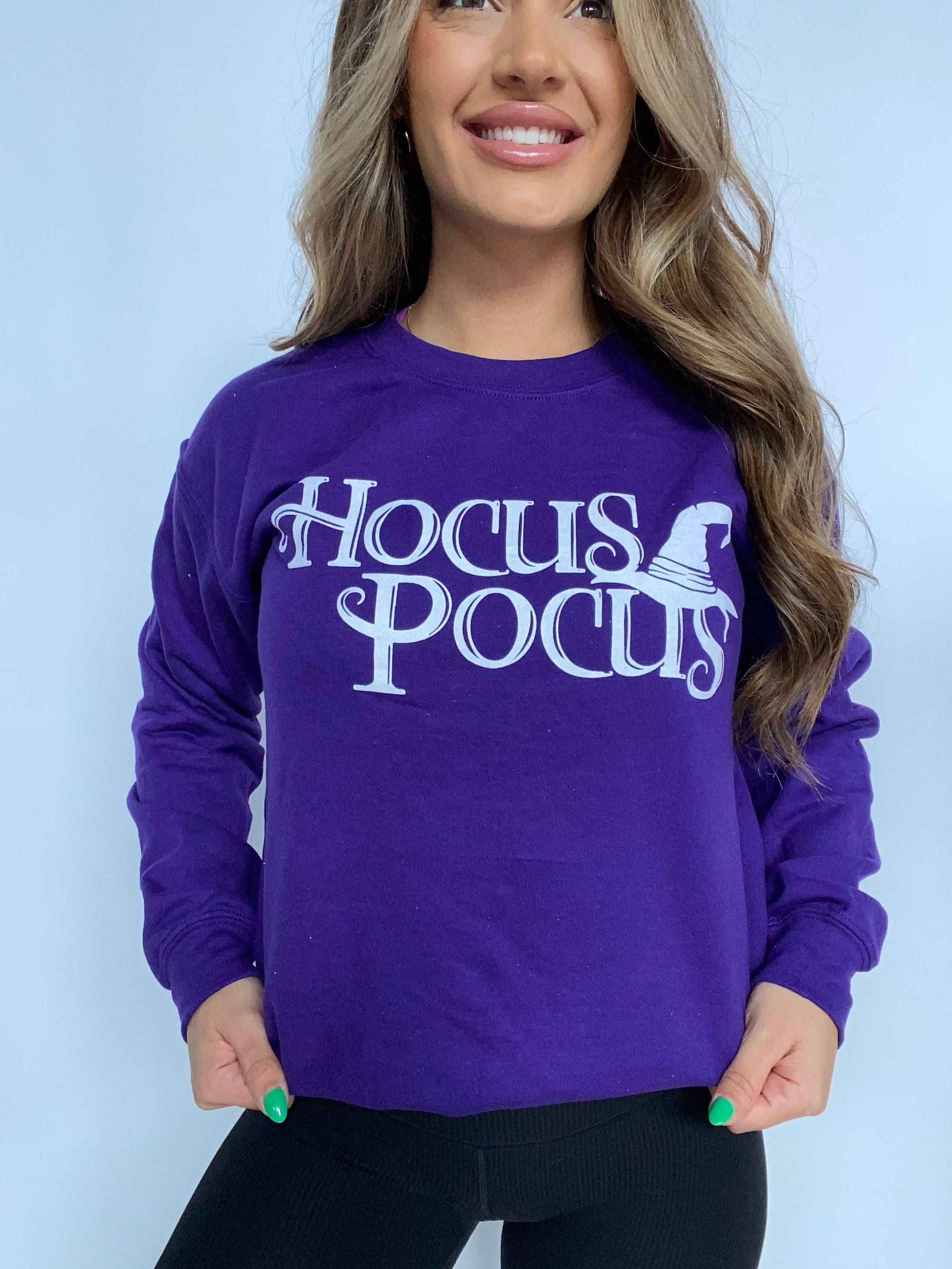 Hocus Pocus Crewneck- Purple
