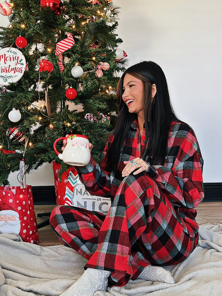 PREORDER: Jolly Times Plaid Pajama Set